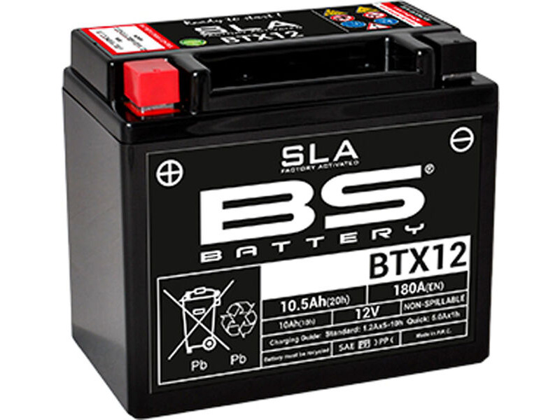 BS BATTERIES BTX12FA click to zoom image