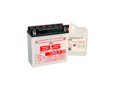 BS BATTERIES 12N5.5-3B (DC) Combi-Pack Dry Battery