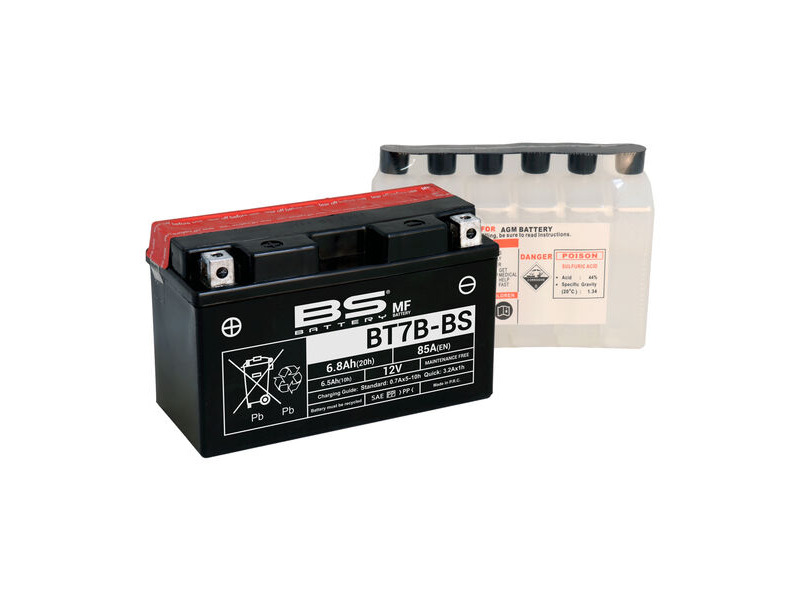 BS BATTERIES BT7B-(CP) Combi-Pack MF Battery click to zoom image