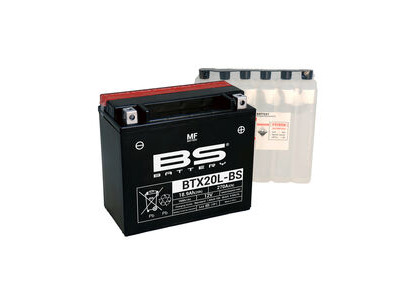 BS BATTERIES BTX20L-(CP) Combi-Pack MF Battery