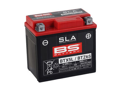BS BATTERIES BTZ6S / BTX5L SLA (WC) Factory Activated Battery