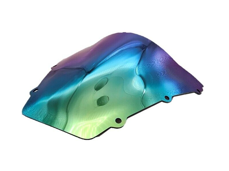 AIRBLADE Screen Triumph T955FI Daytona 01-03 Iridium Double Bubble click to zoom image