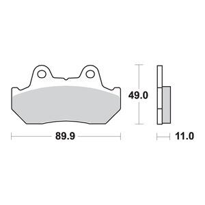 AP RACING SF Supersport Sinter Front Disc Pads #142SF click to zoom image