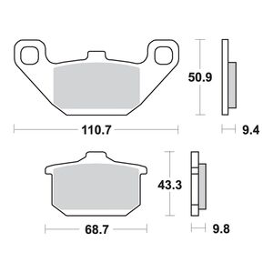 AP RACING Sinter Disc Pad Front #157SF click to zoom image