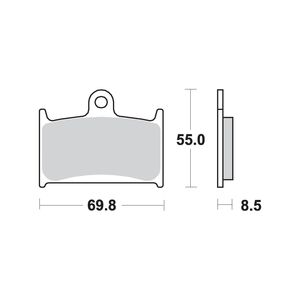 AP RACING SF Supersport Sinter Front Disc Pads #224SF click to zoom image