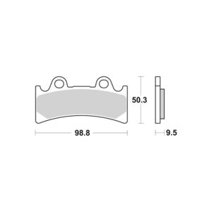 AP RACING Sinter Disc Pad Front #283SF click to zoom image