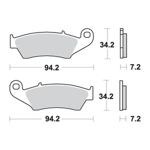 AP RACING SF Supersport Sinter Front Disc Pads #294SF click to zoom image