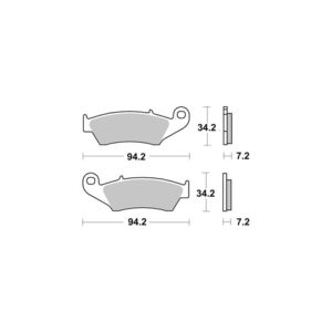 AP RACING Disc Pad Organic #294 click to zoom image