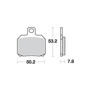 AP RACING SR Supersport Sinter Rear Disc Pads #330SR click to zoom image