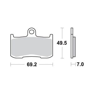 AP RACING SF Supersport Sinter Front Disc Pads #382SF click to zoom image