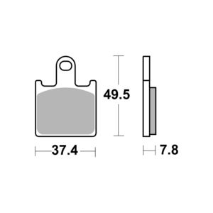 AP RACING SF Supersport Sinter Front Disc Pads #438SF click to zoom image