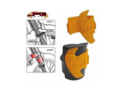 BIKE IT Orange Fork Seal Saver Scraper