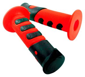 BIKE IT MX Competition Grips Red / Black 