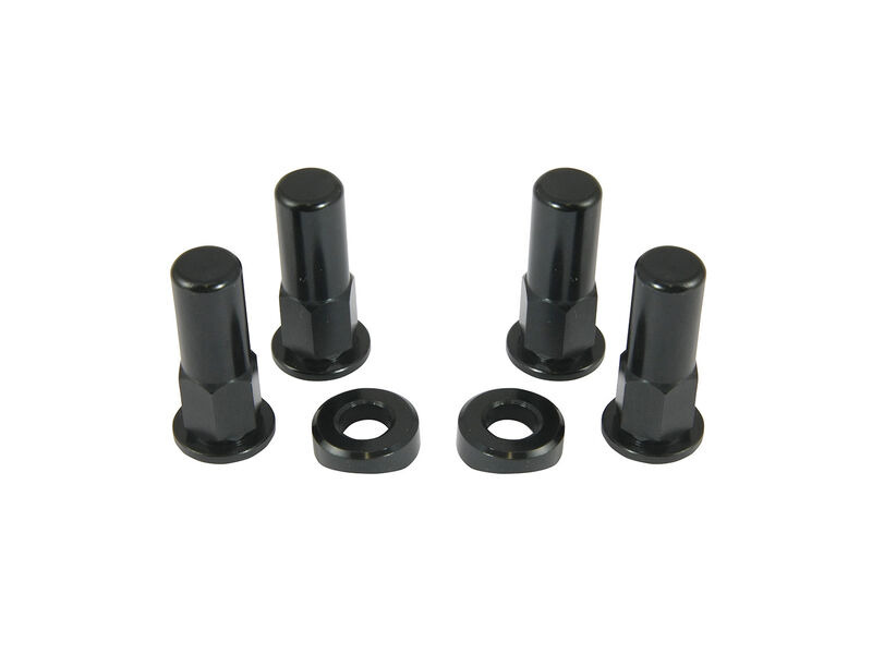 BIKE IT Black Rim Lock Nut Kit click to zoom image