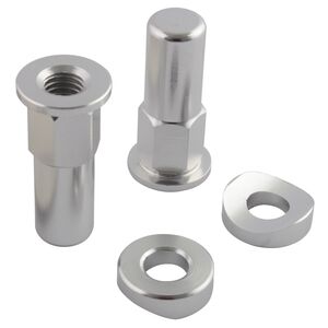 BIKE IT Silver Rim Lock Nut Kit 