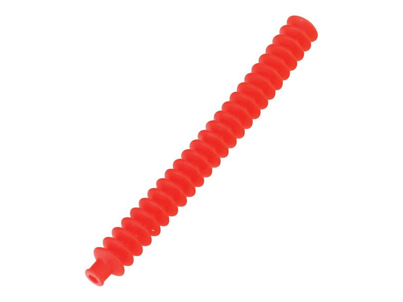 BIKE IT Red Silicone Clutch Cable Cover click to zoom image