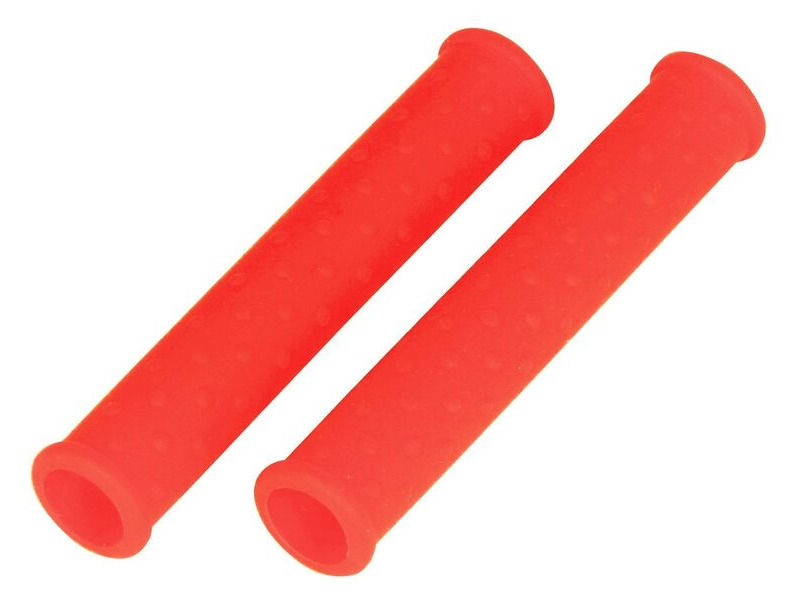 BIKE IT Protective Silicone Lever Sleeves Red click to zoom image