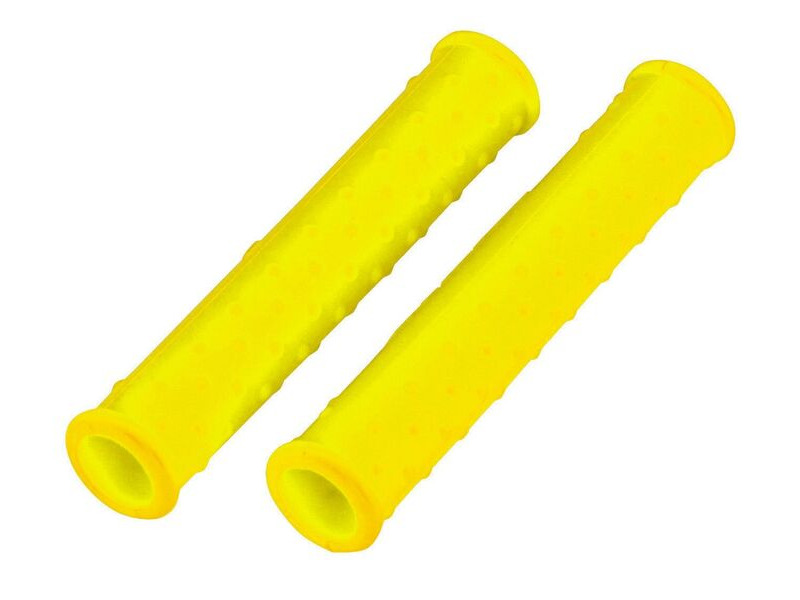 BIKE IT Protective Silicone Lever Sleeves Yellow click to zoom image