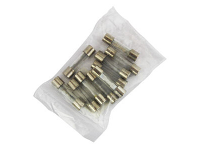 BIKE IT 10amp 25mm Pack Of 10 Glass Fuses