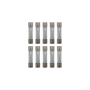 BIKE IT 25amp 25mm Pack Of 10 Glass Fuses 