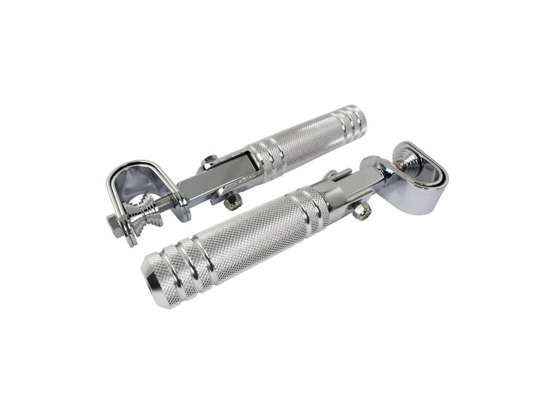 BIKE IT Universal Footpegs Billet Clamp Type click to zoom image