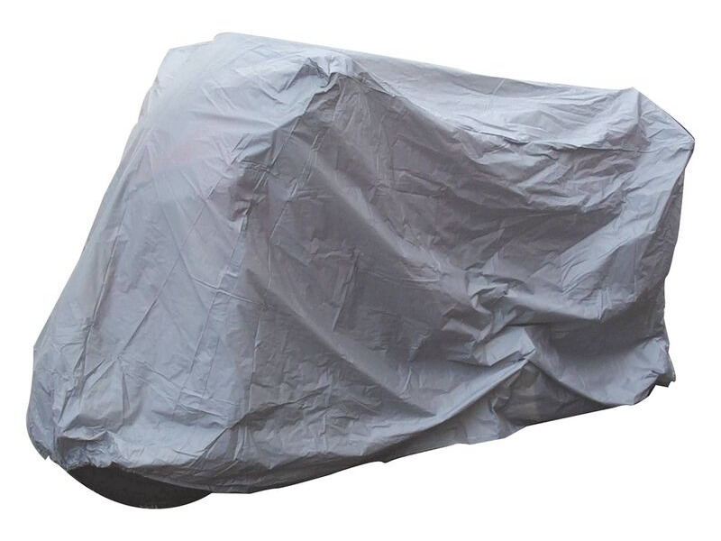 BIKE IT Standard Rain Cover - Grey - XL Fits 1200cc And Over click to zoom image