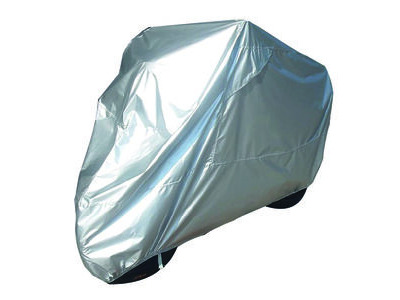 BIKE IT Motorcycle Rain Cover - Silver - Large Fits 750-1000cc