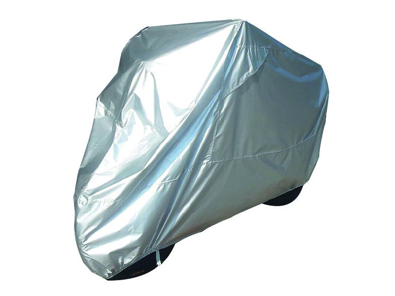 BIKE IT Motorcycle Rain Cover - Silver - Large Fits 750-1000cc click to zoom image