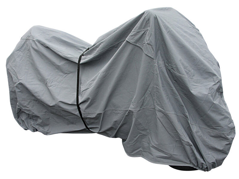 BIKE IT Premium Rain Cover - Grey - Medium Fits Up To 600cc click to zoom image