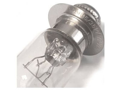 BIKE IT 12V 35/35W Bulb Double Filament T9mm P15D-25-1 Halogen H6M