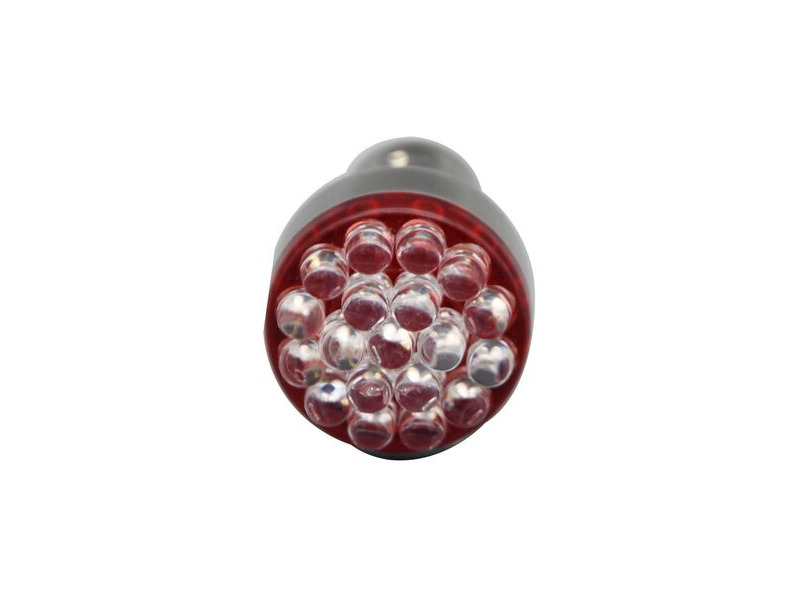 BIKE IT 12V Red LED Bulb BAY15D click to zoom image