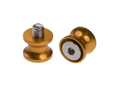 BIKE IT Gold 8mm 1.25 Pitch Paddock Stand Bobbins