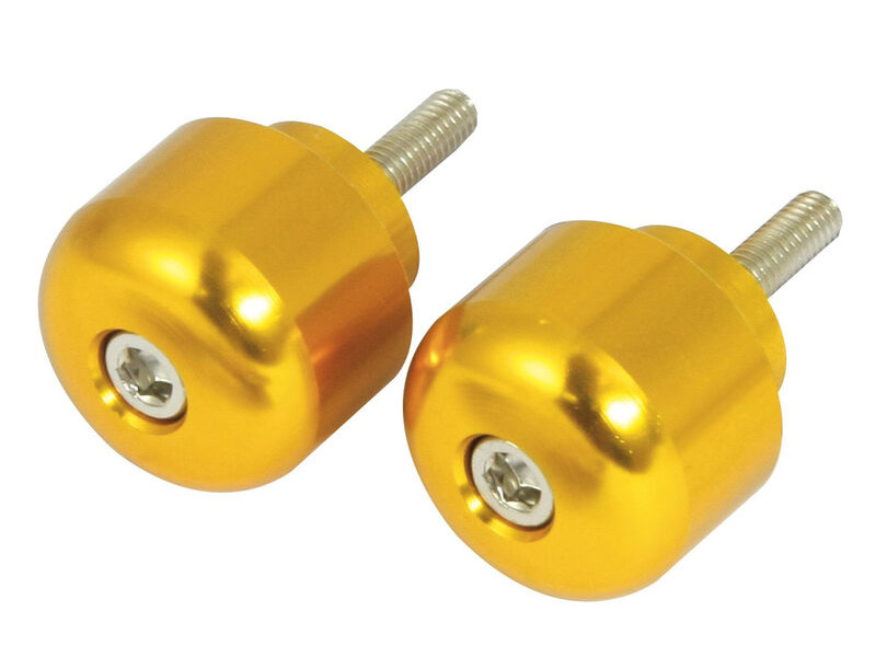 BIKE IT Alloy Honda Gold Bar End Weights click to zoom image