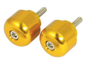 BIKE IT Alloy Honda Gold Bar End Weights 