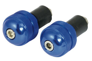 BIKE IT Blue 13mm Round Bar End Weights 