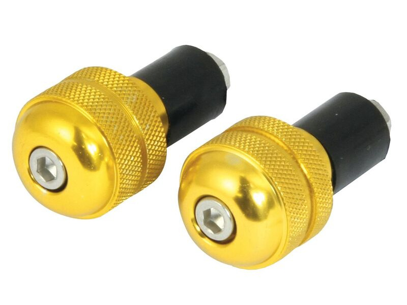 BIKE IT Gold 13mm Round Bar End Weights click to zoom image