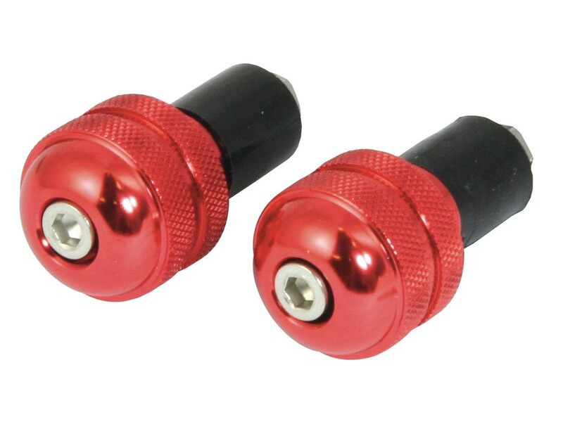 BIKE IT Red 13mm Round Bar End Weights click to zoom image