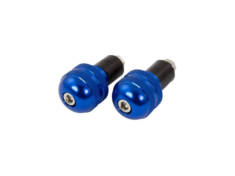 BIKE IT Blue 18mm Round Bar End Weights click to zoom image