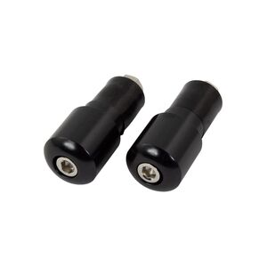 BIKE IT Black 18mm Slim Bar End Weights 