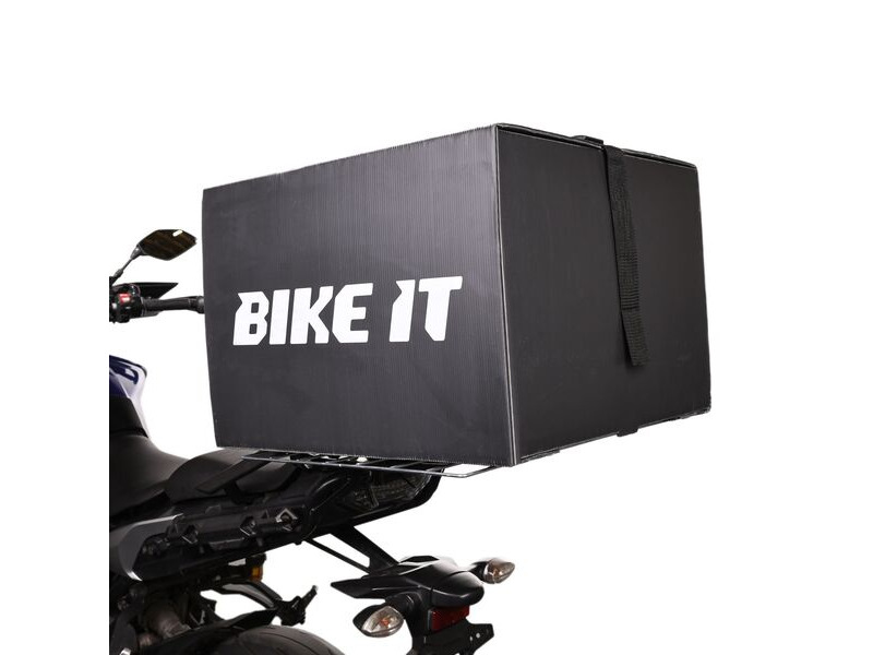 BIKE IT Motorcycle Courier Multi-Functional Delivery Box (53x53x38cm 107lt) click to zoom image