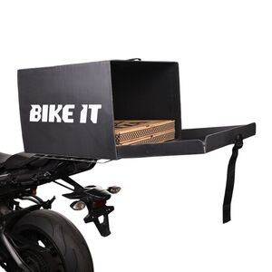 BIKE IT Motorcycle Courier Multi-Functional Delivery Box (53x53x38cm 107lt) click to zoom image