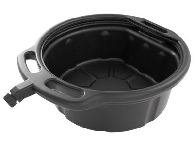 BIKE IT 16 Litre Oil Drain Pan With Pourer And Grip Handles