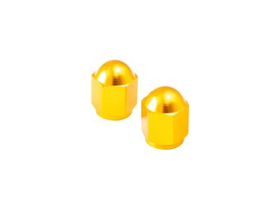 BIKE IT Hexagon Valve Caps - Gold