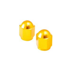 BIKE IT Hexagon Valve Caps - Gold 