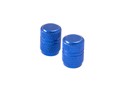 BIKE IT Round Valve Caps - Blue