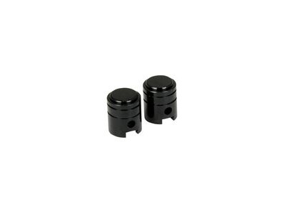 BIKE IT Small Piston Valve Caps - Black