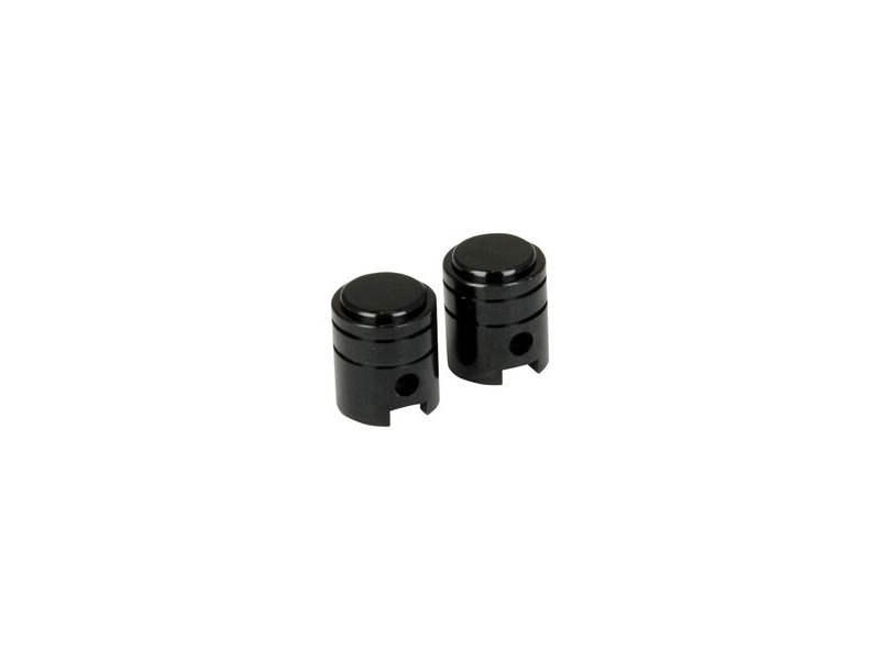 BIKE IT Small Piston Valve Caps - Black click to zoom image