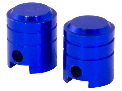 BIKE IT Small Piston Valve Caps - Blue