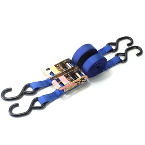 BIKE IT 2 Piece Blue Ratchet Tiedown click to zoom image