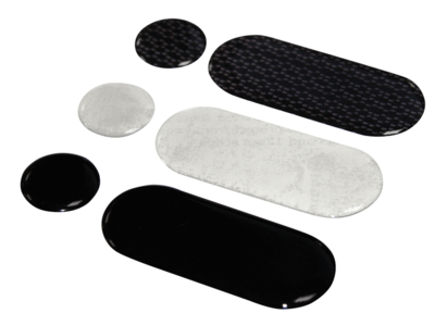 BIKE IT Black Spots And Stripes Protection Pack Of 24